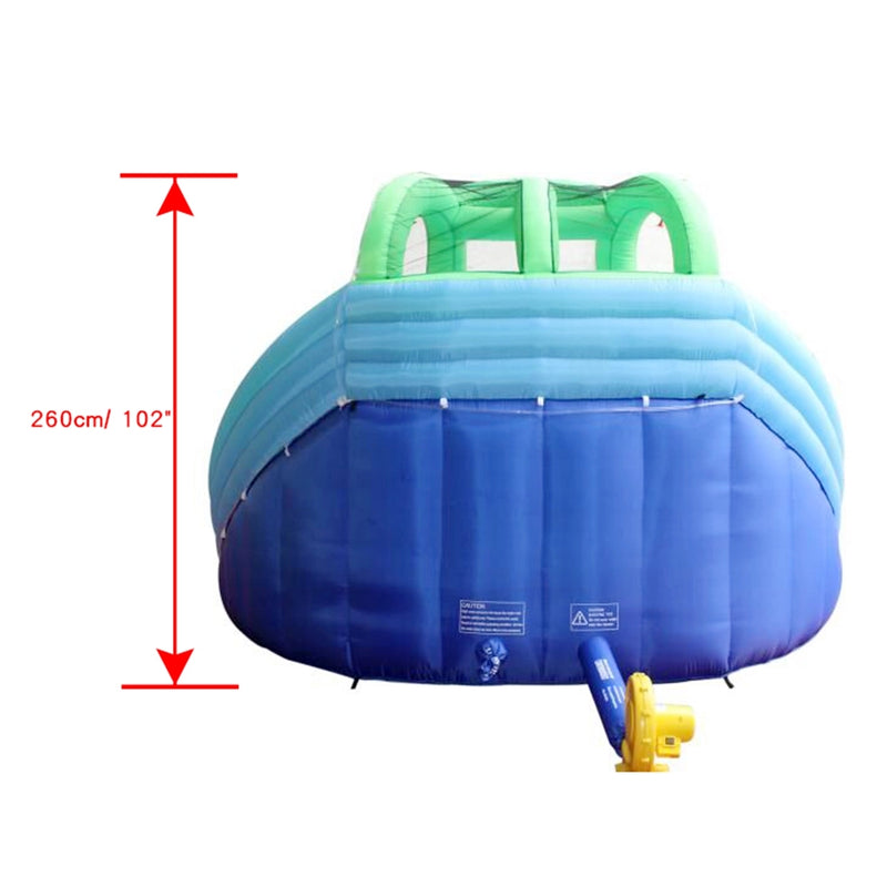 Commercial Grade Inflatable Dual Water Slide Bounce House with Splash Pool and Blower