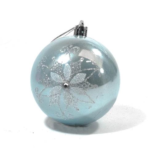 Shatterproof - Iridescent Holiday Ornament Variety Pack - Set of 9 - Blue and White