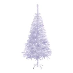 Artificial Indoor Christmas Holiday Pine Tree - 6 Foot - White Color