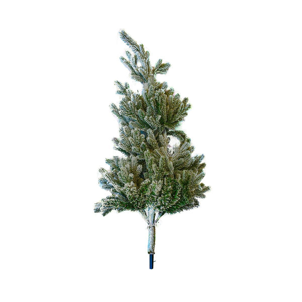 Artificial Flocked Spruce Holiday Christmas Tree - Snow Dusted - 7 Foot