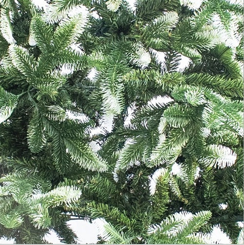 Artificial Christmas Tree with Snow Dusted Tips - 7 Foot