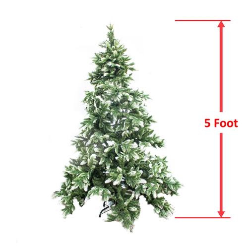 Artificial Christmas Tree with Snow Dusted Tips - 5 Foot