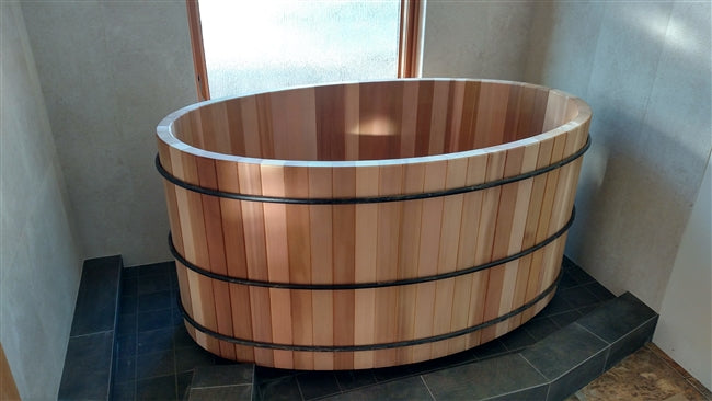 Western Red Cedar Oval Tub