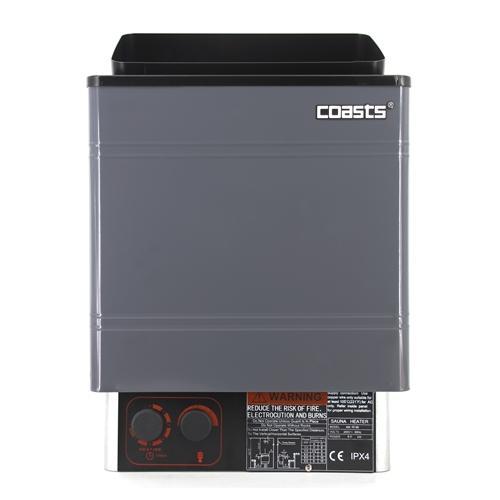 COASTS Sauna Heater for Spa Sauna Room - 9KW - 240V - CON 3 Outer Digital Controller