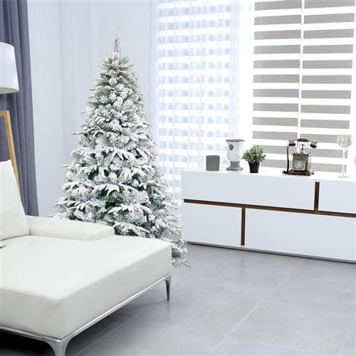 Deluxe Artificial Indoor Christmas Holiday Tree - 5 Foot - Snow Dusted