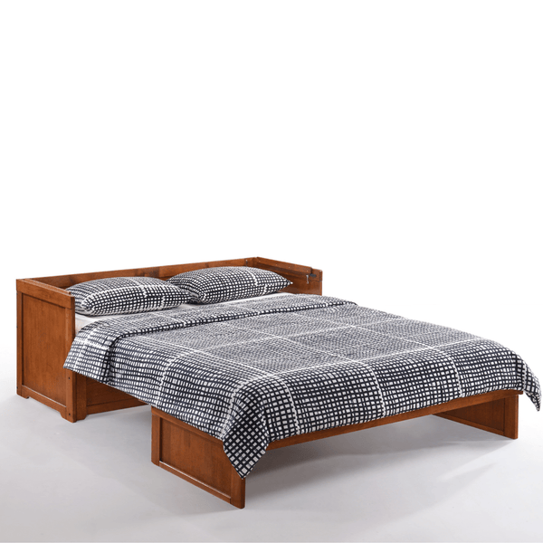 Murphy Cube 2 Queen Cabinet Bed Cherry with Mattress