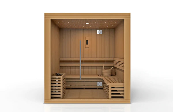 Golden Designs "Copenhagen Edition" 3 Person Traditional Steam Sauna