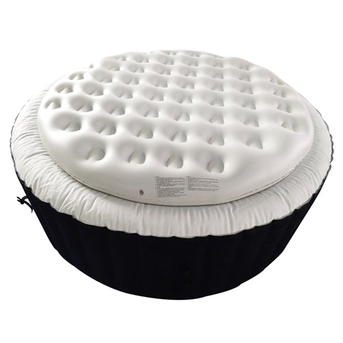 Inflatable Round Insulator Top for 6-Person Inflatable Hot Tub - White