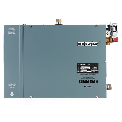 COASTS Steam Generator for Steam Saunas - KS200A Controller - KSA90 - 9KW - 240V