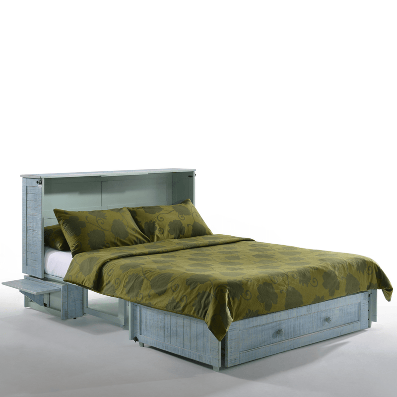 Poppy Queen Murphy Cabinet Bed Skye with Mattress