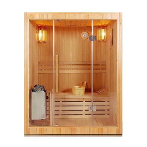 Canadian Hemlock Indoor Wet Dry Sauna - 3 kW ETL Certified Heater - 3 Person