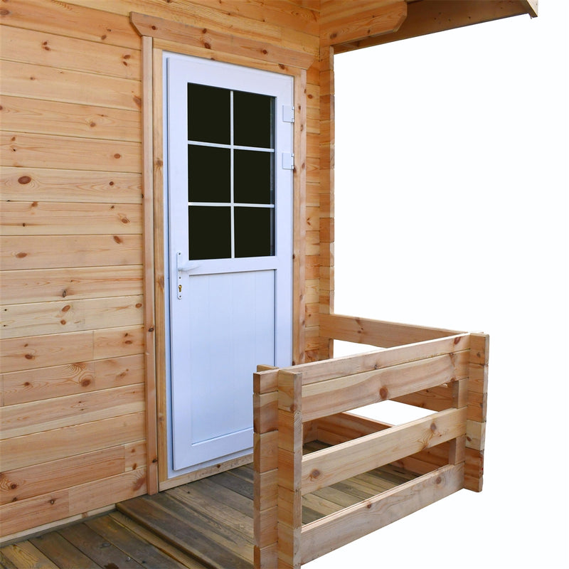 Wooden DIY Outdoor Studio-Home Cabin and Cottage Space with Front Porch