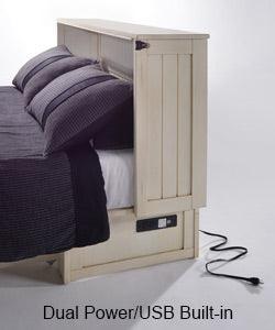 Daisy Queen Murphy Cabinet Bed Buttercream - Murphy Bed Direct